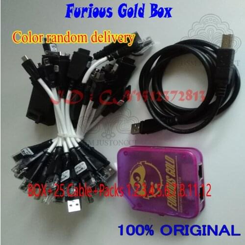 Gsmjustoncct Original furious gold box with pack1-pack12(no have Pack9,10)+25cables