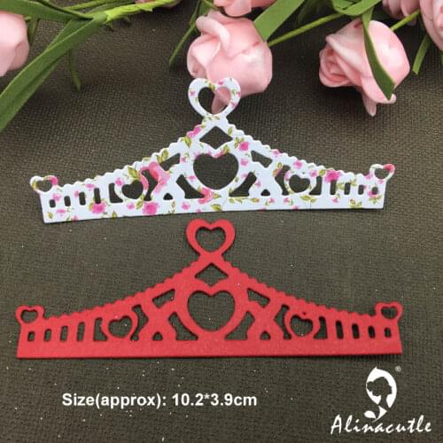METAL CUTTING DIES cut heart crown border Alinacraft Scrapbooking paper craft album card punch knife art cutter die