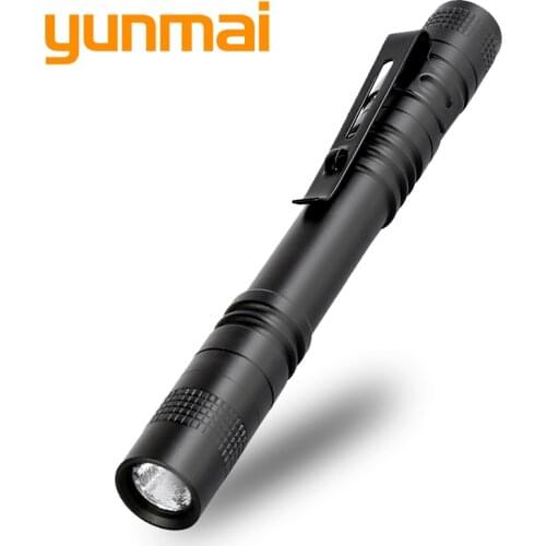 Powerful Waterproof LED Flashlight Torch Lanternas Switch Single Mode on / Off Zoomable AAA Battery Portable Lights for Camping