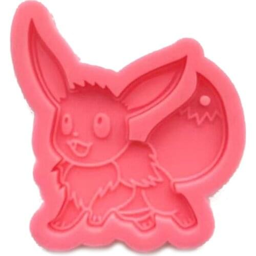 N0HE Cute Squirrel Keychain Epoxy Resin Mold Earrings Pendant Casting Silicone Mould DIY Crafts Jewelry Casting Tools