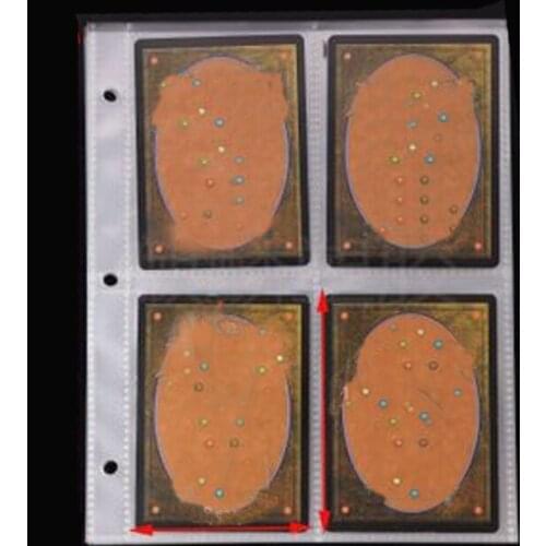 30pages 1 2 3 4 6 8 pockets cards page Photo Album cards page for Magical currency collection board game cards star Post card