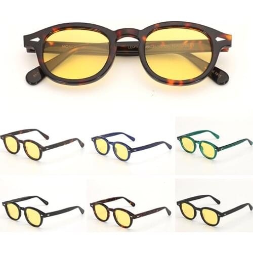 Night-Vision Glasses Johnny Depp Sunglasses Polarized lens Protective Gears Sun glasses Anti Glare Night Vision Drivers Goggles