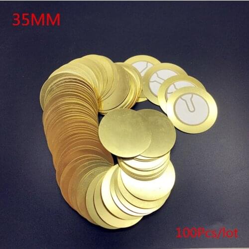 Wholesale 100Pcs/lot 35MM Thickened copper triode self-excited piezoelectric ceramic alarm buzzer,Piezo Ceramic buzzers