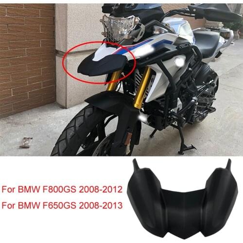 F800GS F800 GS F650GS Motorcycle Front Fender Beak Extension Wheel Cover Cow For BMW F800GS F650GS 2008 2009 2010 2011 2012 13