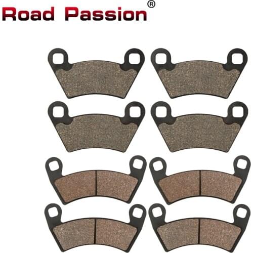 Road Passion Motorcycle Front and Rear Brake Pads for POLARIS 800 Ranger RZR-4 EPS 400 500 700 900 Ranger RZR XP Crew EFI Diesel