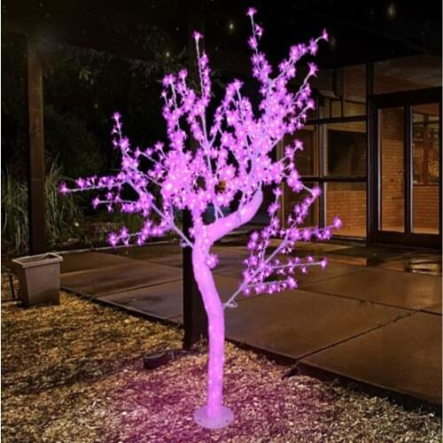LED Luminous Cherry Blossom Tree Light Fairy Lights Landscape Outdoor Lighting Indoor Or Outdoor Use For Holiday Wedding Decor