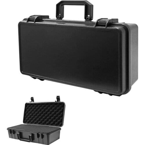 Outdoor Shockproof Boxes Protective Safety Case Plastic Tool Box Dry Box Safety Equipment Tool Storage Hardware Case w Sponge