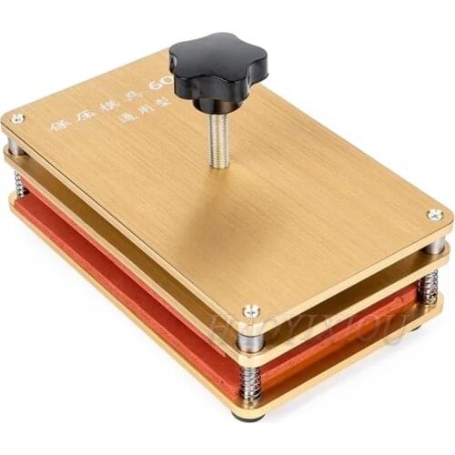 UYUE 601A universal golden pressure mould for iphone Samsung huawei back glass middle frame compatible all mobiles