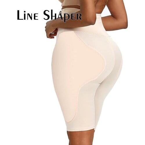 Body Shapewear Pants High Waist Women Underwear Fake Butt Abdomen Plus Sponge Pad Postpartum Shaping Buttocks Panties Lingerie