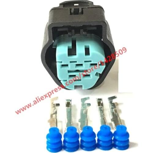 5 Sets Waterproof Female 5 Pin Automotive Electric Wire Connector For VW Audi 1 928 405 159 Inject Sensor Fits Ford 1928405159