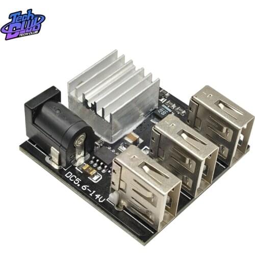 DC-DC Three-port USB Charging Step-down Module Power Supply Charging Step-down Module Converter For Arduino