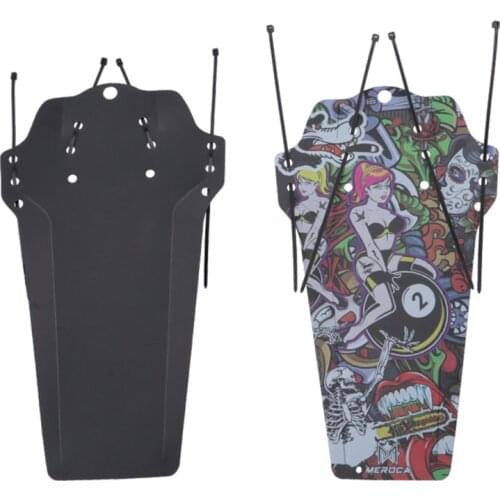 Bicycle Fender with 6 Fixing Strap Durable Road MTB Mountain Bike Mudguard Front Rear Mudguard Cycling Accessories