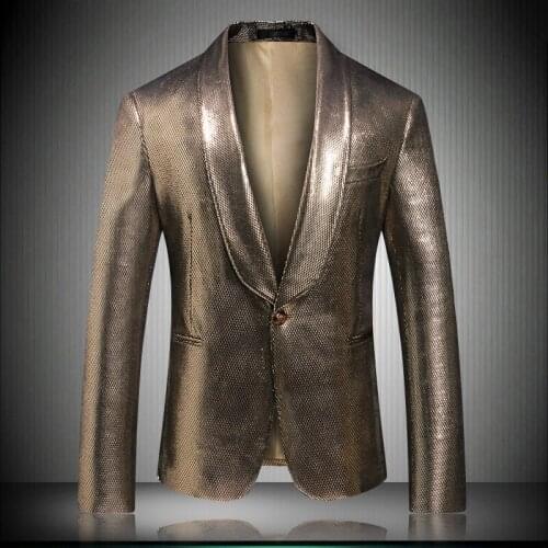 Mens Spring And Autumn Fashion European And American Style Top Business Casual Handsome Slim Mens Wedding Suit Dress