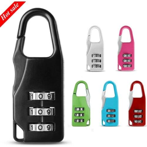 2020 New Zinc Alloy Resettable 4 Digit Combination Lock Travel Luggage Suitcase Bag Code Padlock