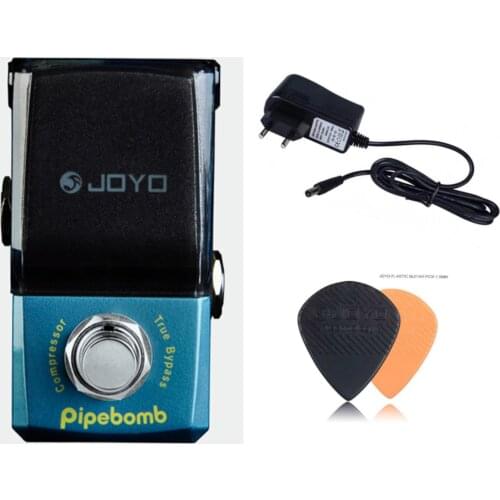 JOYO new JF-312 Pipebomb Compressor Mini Electric Guitar Effect Pedal with Knob Guard True Bypass