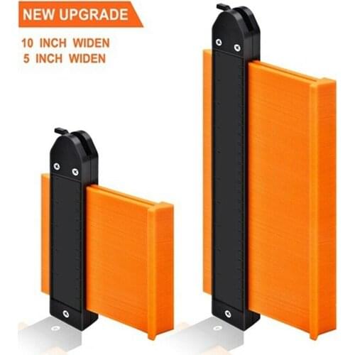 5/10 Inch Contour Gauge Plastic Profile Copy Measuring Contour Gauge Tiling Laminate Tiles Edge Shaping Measure Ruler