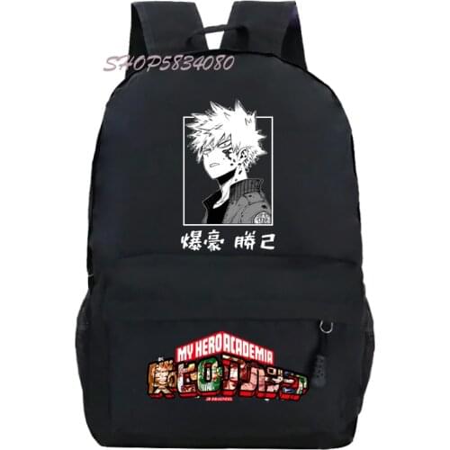 Hot My Hero Academia Deku Shoto Multifunction Backpack School Bags for Teenagers Travel Knapsack Anime Backpack Kawaii Backpack