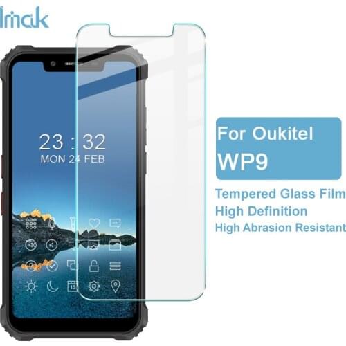 For Oukitel WP9 H Tempered Glass IMAK Transparent explosion-proof Screen Protector Protective Film Phone guard