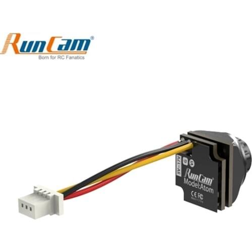 RunCam Atom DC 5-17V 1/3"800TVL FOV 130° CMOS FPV Camera for RC FPV Racing Drone