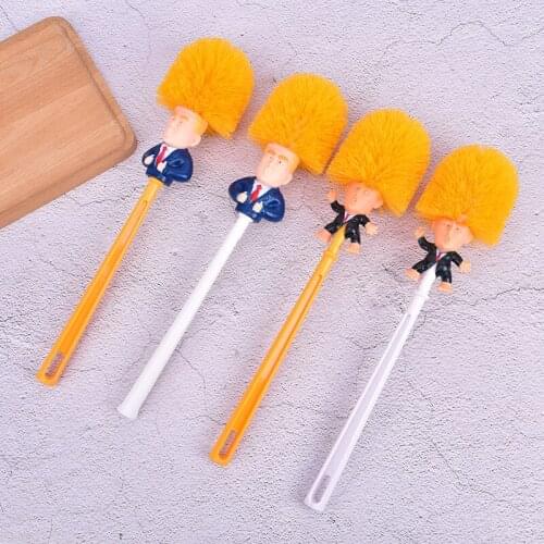 FOR Donald Trump Pattern Toilet Brush Supplies Bathroom Cleaning Tools WC Cleaning tools Toilet Brush For Home Hotel Bathroom