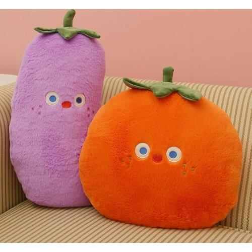 Cute Cartoon Jacques Fruit Pillow Comfortable Soft Fruit Vegetable Pillow Home Decoration Gift For Children