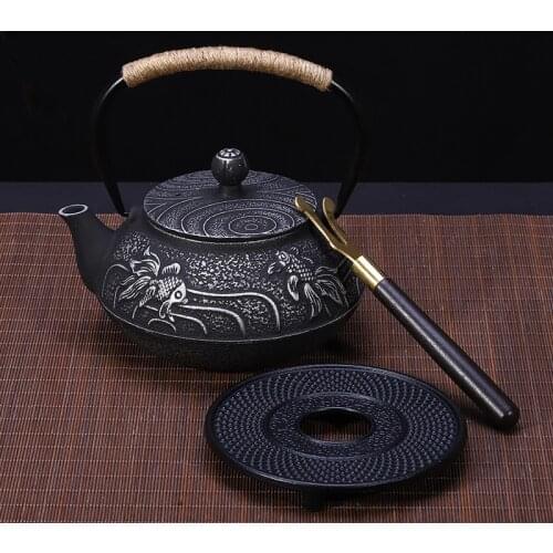 Special boiling kettle for boiling tea iron teapot and cast iron kettle set for making tea