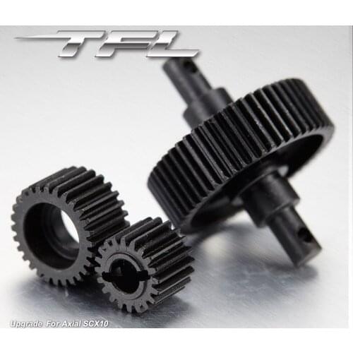 TFL RC Car accessories 1/10 AXIAL SCX10 Rock Crawler Transmission Metal Gear Set Upgraded TH01782-SMT6