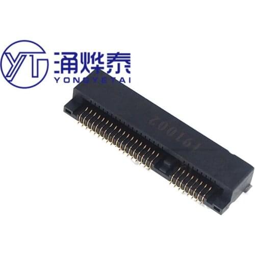 YYT 5PCS Height 8mm MINI PCIE MINIPCIE original msata socket connector slot connector deck 52P