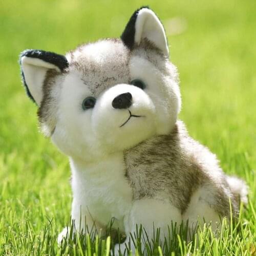 1pcs 20cm Cute Simulation Husky Dog Plush Toy Children Kids Cartoon Soft Stuffed Toys Child Plush Toy For Kid Christmas Gift