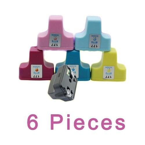 XiongCai 6pc for HP177 177 for HP 177XL Compatible Ink Cartridges For HP C5150 C5180 C5185 D7160 D7163 D7345 D7355