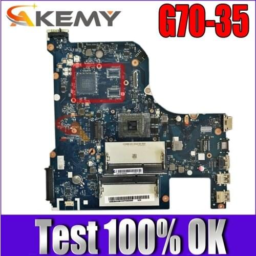 Akemy ORIGINAL laptop motherboard for Lenovo G70-35 CPU on board CG70A NM-A671 Mainboard WORKS
