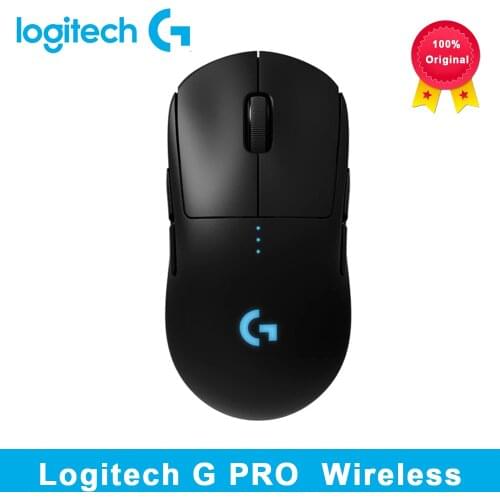 Logitech G PRO Wireless Gaming Mouse RGB Dual Mode with HERO 16K DPI Sensor LIGHTSPEED Laser Gamer Mouse POWERPLAY Compatible