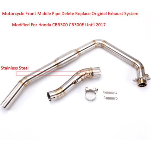CBR300 Front With Middle Link Pipe 51mm Stainless Steel Silencer System Silp on for Honda CBR300 All Years