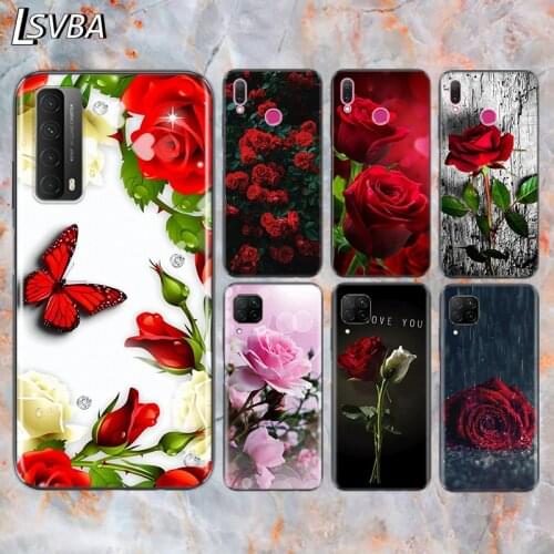 Red Roses Flower For Huawei Y9S Y6S Y8S Y9A Y7A Y8P Y7P Y5P Y6P Y7 Y6 Y5 Pro Prime 2020 2019 2018 Phone Case