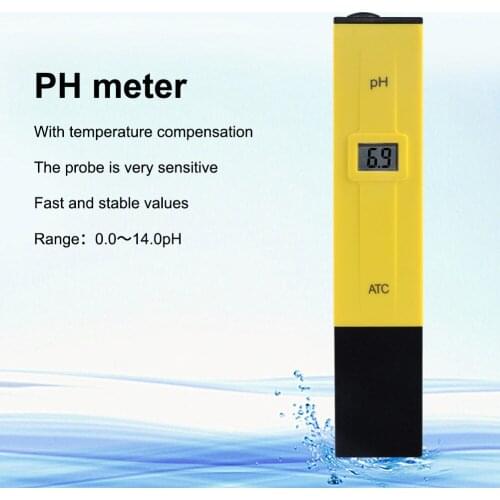 Pen Type Digital Ph Meter PH Meter Acidity Tester Water Quality Tester Opp Bag Without Box Metal Probe