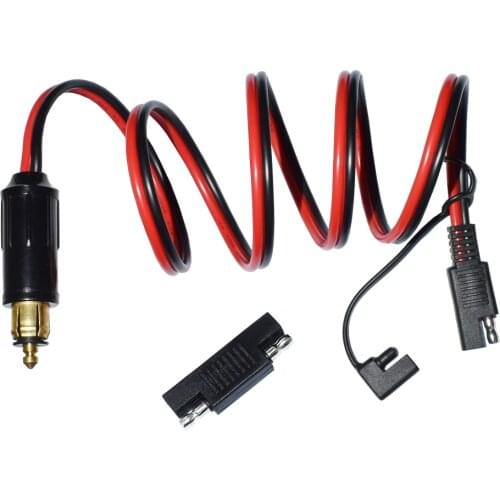 DIY 14AWG Heavy Duty Harness Quick Disconnect Plug SAE to DIN Hella Socket 100cm for BMW Motorcycles factory Outlet