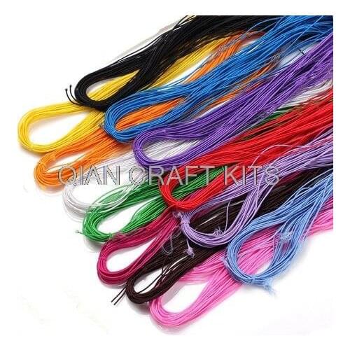 300meters mixed colors 1mm Elastic string elastic cord elastic band for jewelry making elastic bracelet stretchable