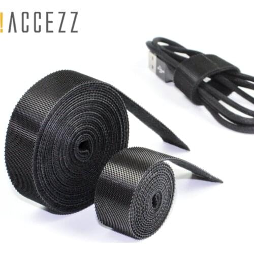 !ACCEZZ Flexible Cable Organizer Wire Winder Clip Headphone Earphone Holder Mouse Tape Cord Magnetic Protect Desktop Management