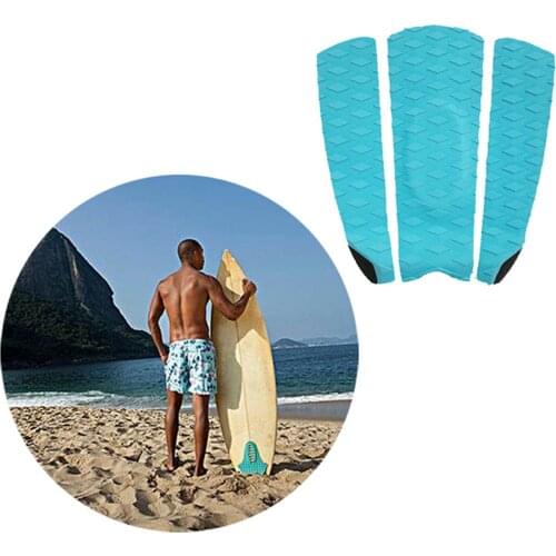 Quality Surf Surfboard Fish Tail Pad EVA Traction Non-slip Pad Surfing Accessories Kite Surfboard Deck Pad