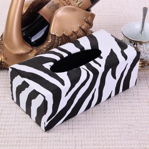 Creative modern rectangular home car tissue box cover car tissue box holder dispensador papel paper napkin holder napkins holder