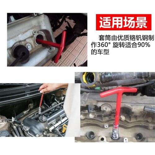 Metric socket wrench, combination wrench spark plug wrench for automobile repair, double head steel for Kawasaki motorcycle