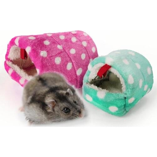 Mini Hamster Hedgehog Warm Chinchilla Guinea Pig Nest Small Animal Pet Bed House Squirrel warm house parrot hut bird nest