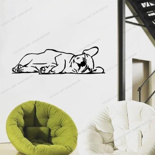 French Bulldog Animal Pet Wall Sticker Sofa Bedroom French Bulldog Puppy Animal Wall Decal Kids Room Vinyl Home Decor DW9993