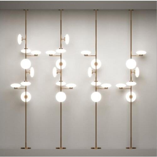Nordic cream floor lamp creative personality Modern minimalist living room bedroom study model room Hotel luxury lamps