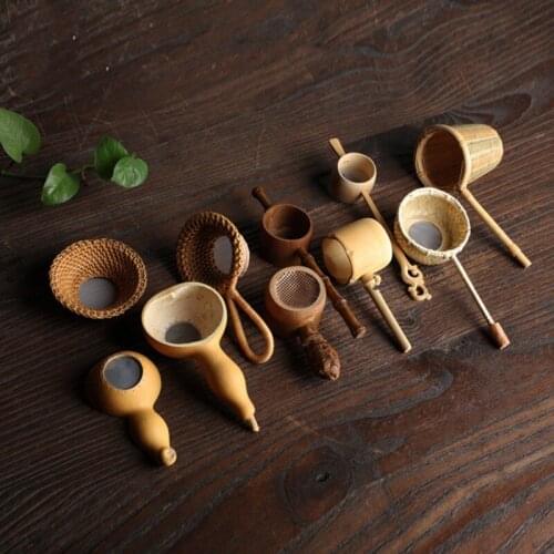 Natural Chinese Calabash Tea Scoops Matcha Scoop Kong fu Tea Set Tools Teaspoon Green Tea Bailer Kitchen Accessories * #L