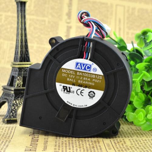 1pcs New BA10033B12S 9733 DC12V 2.85A 3 line winds of turbine fan cooling 97*97*33mm