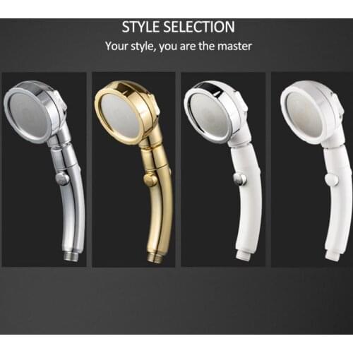 Ortable 360 Degrees Rotating Showerhead Three Mode Pressurized Shower Head Stainless Steel Shower Head Shower Head Set