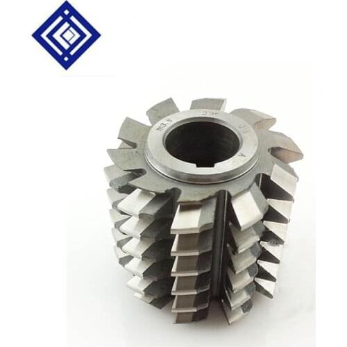 HSS 20 Degree Gear Cutter Hob Cylindrical Milling Cutter M1,M2,M3 Gear Hob Gear Cutting Tools