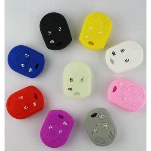Silicone car key cover case for Ford Escape,Edge,Super Duty,Flex,Focus,Expedition,Explorer,Taurus,Freestar,Windstar,3BUTTON KEY