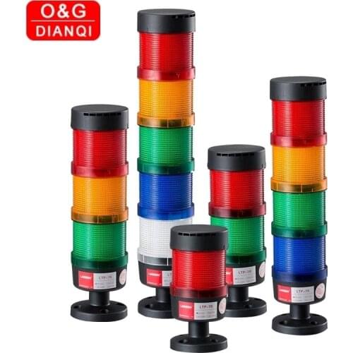 Stack Lamp Industrial Emergency Light Stack Light LED Warning Light Tower Light Industrial Light Tower 12V 24V 110V 220V 380V